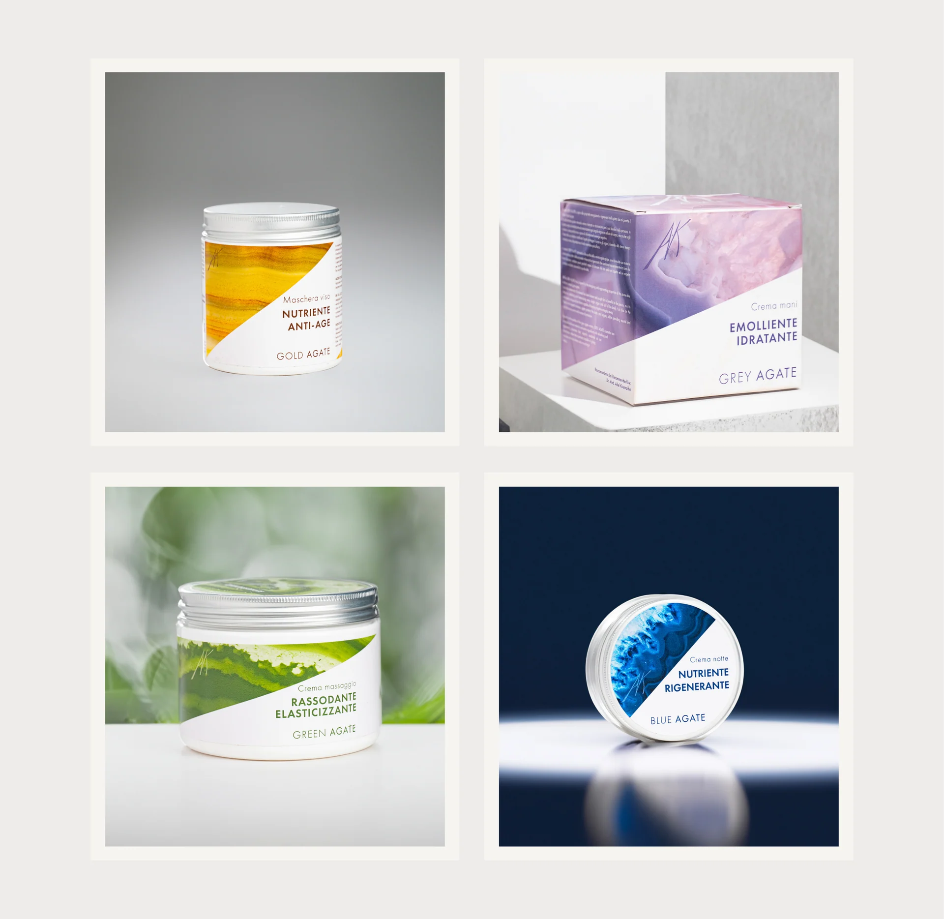 Agate Cosmetics: immagine originale fornita per la sezione Strategia.