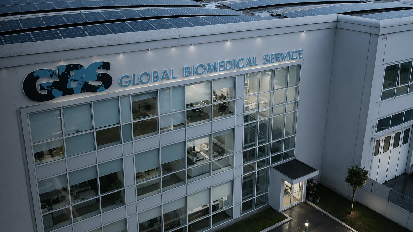 Facciata della sede Global Biomedical Service