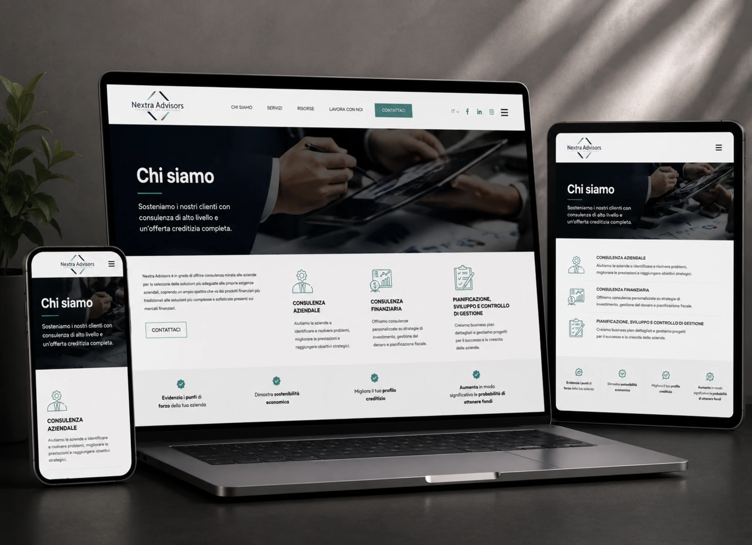 Nextra Advisors: immagine originale fornita per la sezione Visione del Progetto.